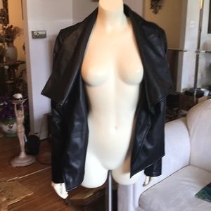 Jack by BB Dakota Faux Leather Jacket - W Medium